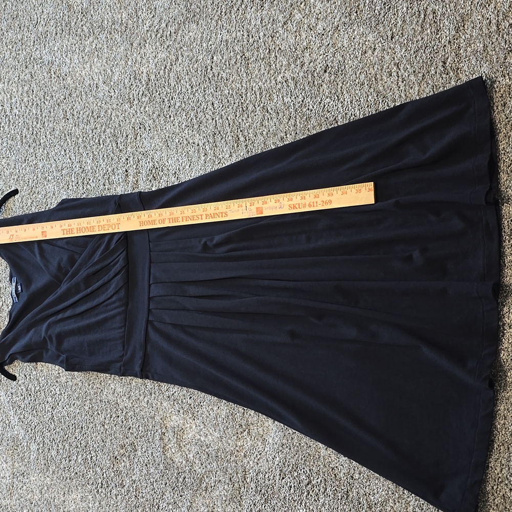 Lands' End Black Sleeveless  Dress In Small/tall - Picture 6 of 6